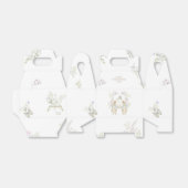 ピーター男女兼用うさぎ双子の赤ちゃんシャワー フェイバーボックス (折り畳みなし)