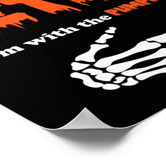 ピーター私はカボチャと一緒にいる ポスター (角)