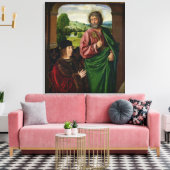 ピーター2世のバーボン公が発表された キャンバスプリント (インサイチュ (リビング))