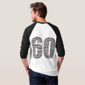 ピーター60誕生日シャツ Tシャツ (裏面フル)