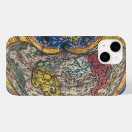 ピーター・アピアンによる古代のハート型世界地図 1520 Case-Mate iPhone 14ケース