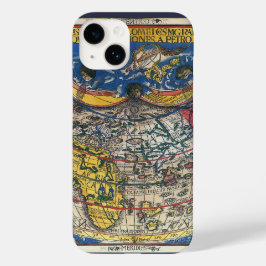 ピーター・アピアンによる古代のハート型世界地図 1520 Case-Mate iPhone 14ケース