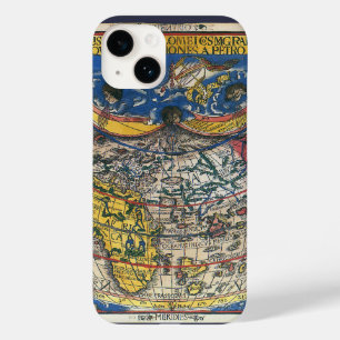 ピーター・アピアンによる古代のハート型世界地図 1520 Case-Mate iPhone 14ケース