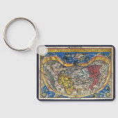 ピーター・アピアンによる1520年のハート型世界地図 キーホルダー (裏面)