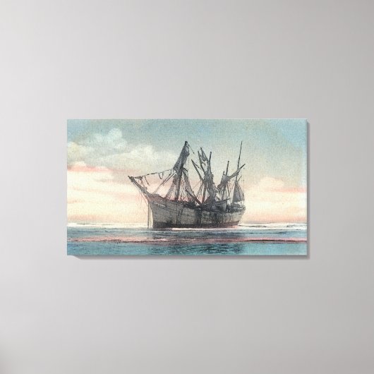 ピーター・イレデール海難船の景色 キャンバスプリント (正面)