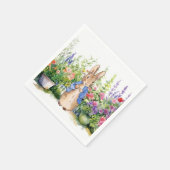 ピーター・ウサギが庭で スタンダードカクテルナプキン (角)