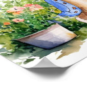 ピーター・ウサギが庭で ポスター (角)