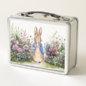 ピーター・ウサギが庭で メタルランチボックス (裏面)