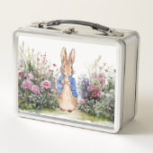 ピーター・ウサギが庭で メタルランチボックス (正面)