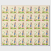 ピーター・ウサギが庭で ラッピングペーパー (フラット)