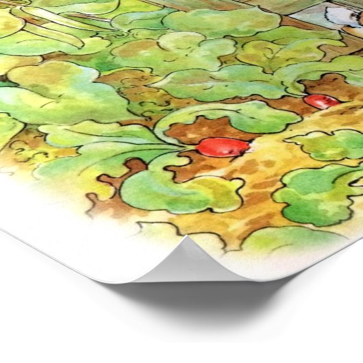 ピーター・ザ・ウサギがマクレガーのベジエGに忍び込む ポスター (角)