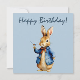 ピーター・ザ・ウサギとウェレンハッピーバースデー カード