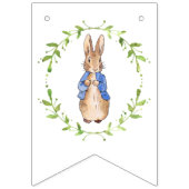 ピーター・ザ・ウサギとグリーン・リーフ・リース バンティングフラッグ (第3の旗)