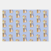 ピーター・ザ・ウサギと青い蝶 ラッピングペーパーシート (正面3)