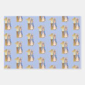 ピーター・ザ・ウサギと青い蝶 ラッピングペーパーシート (正面2)