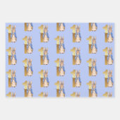 ピーター・ザ・ウサギと青い蝶 ラッピングペーパーシート (正面)