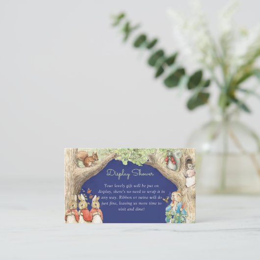 ピーター・ザ・ウサギの森の友人たちがシャワーを浴びる エンクロージャーカード (スタンド正面)