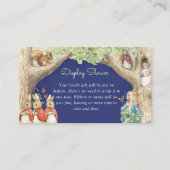 ピーター・ザ・ウサギの森の友人たちがシャワーを浴びる エンクロージャーカード (正面)