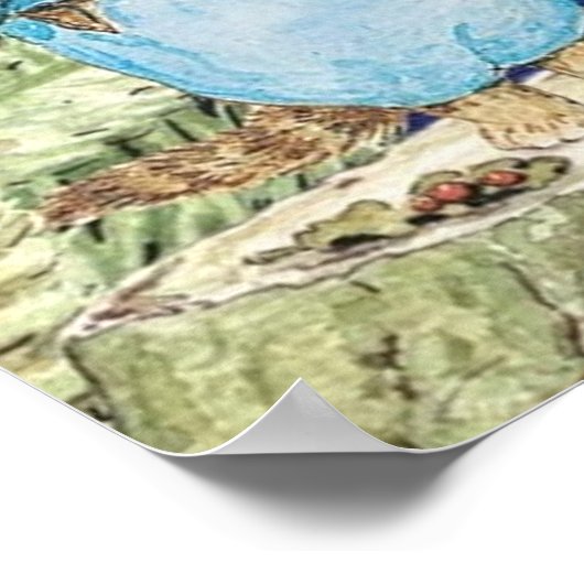 ピーター・ザ・ウサギの森の友達がシャワーを浴びてようこそ ポスター (角)