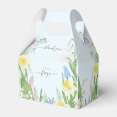 ピーター・ザ・ウサギの赤ちゃんシャワー フェイバーボックス (裏面サイド)