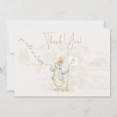 ピーター・ザ・ウサギSome Bunny Baby Shower サンキューカード (裏面)