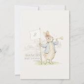 ピーター・ザ・ウサギSome Bunny Baby Shower サンキューカード (裏面)