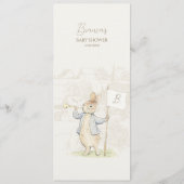 ピーター・ザ・ウサギSome Bunny Baby Shower メニュー (裏面)