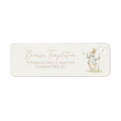 ピーター・ザ・ウサギSome Bunny Baby Shower ラベル (正面)