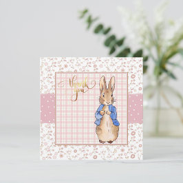 ピーター・ザ・ラビットありがとう 招待状