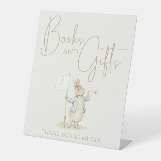 ピーター・ザ・ラビットいくつかのバニーの本とギフトのサイン 台座サイン (正面)