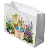 ピーター・ザ・ラビットがポットの最初の誕生日に ラージペーパーバッグ (裏面アングル)