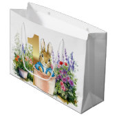 ピーター・ザ・ラビットがポットの最初の誕生日に ラージペーパーバッグ (正面アングル)