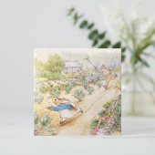 ピーター・ザ・ラビットがマクグレゴーの庭で サンキューカード (スタンド正面)