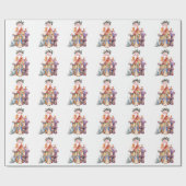 ピーター・ザ・ラビットとクリスマスコテージ ラッピングペーパー (フラット)