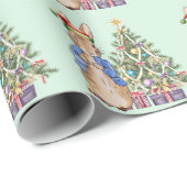 ピーター・ザ・ラビットとクリスマスツリー ラッピングペーパー (ロールコーナー)