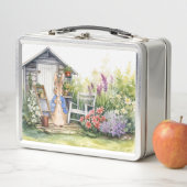 ピーター・ザ・ラビットと庭は流れ落ちた メタルランチボックス (インサイチュ)