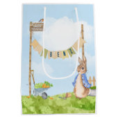 ピーター・ザ・ラビットのガーデニング ミディアムペーパーバッグ (裏面)