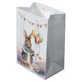ピーター・ザ・ラビットのバンティングと風船 ミディアムペーパーバッグ (裏面アングル)