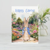 ピーター・ザ・ラビットの庭のハッピーイースター シーズンカード (スタンド正面)