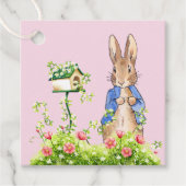 ピーター・ザ・ラビットの庭のピンク フェイバータグ (正面)