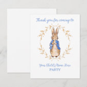 ピーター・ザ・ラビットの最初の誕生日をパーソナライズ (正面/裏面)