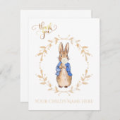 ピーター・ザ・ラビットの誕生日をパーソナライズ (正面/裏面)