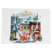 ピーター・ザ・ラビットクリスマスショッピング ラージペーパーバッグ (裏面)