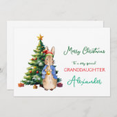 ピーター・ザ・ラビットクリスマスツリー シーズンカード (正面/裏面)