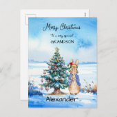 ピーター・ザ・ラビットクリスマスツリー シーズンポストカード (正面/裏面)