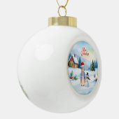 ピーター・ザ・ラビットジンジャーパンの家 セラミックボールオーナメント (左)