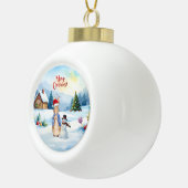 ピーター・ザ・ラビットジンジャーパンの家 セラミックボールオーナメント (右)