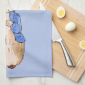 ピーター・ザ・ラビットハッピーイースター挨拶 キッチンタオル (四つ折り)