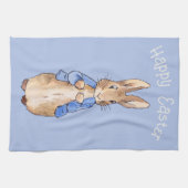 ピーター・ザ・ラビットハッピーイースター挨拶 キッチンタオル (横)