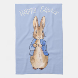 ピーター・ザ・ラビットハッピーイースター挨拶 キッチンタオル